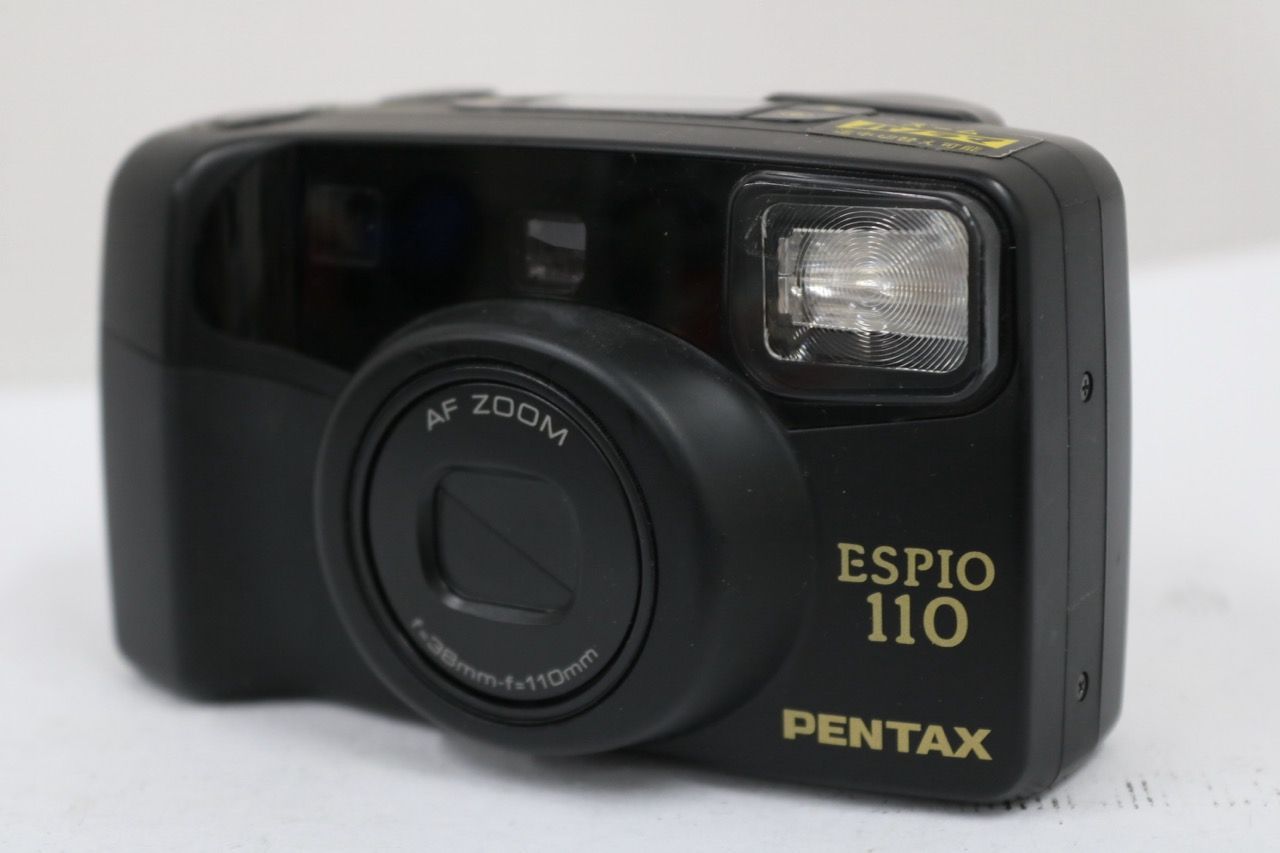 【返品保証】 ペンタックス Pentax ESPIO 110 ブラック 38-110mm コンパクトカメラ e11613