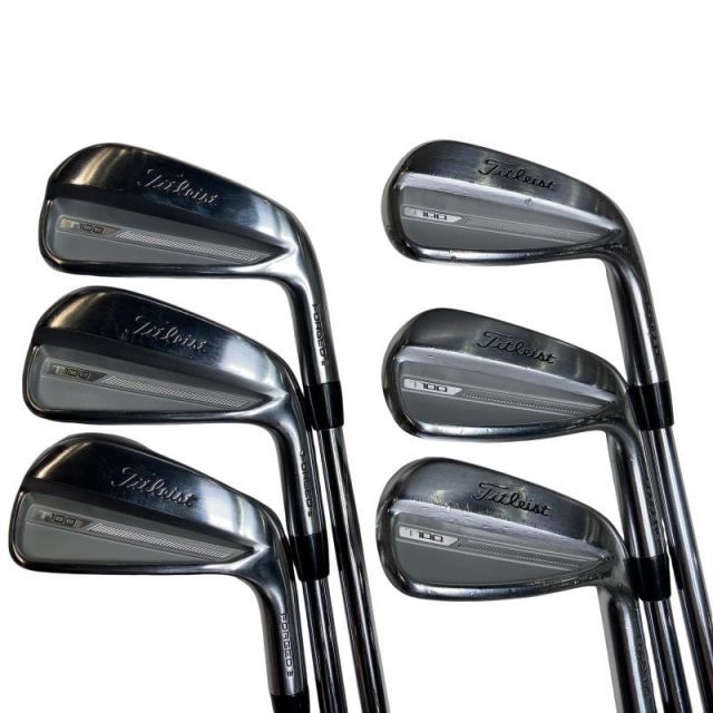 【中古】 タイトリスト Titleist T100(2023) 6S アイアンセット IR Dynamic Gold (フレックスS) メンズ 男性用 右利き 右用 Dランク ゴルフクラブ