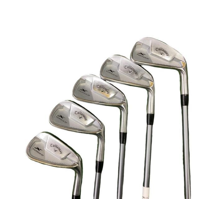 【中古】 キャロウェイ X FORGED STAR(2021) 6S アイアンセット IR リシャフト (フレックスその他) メンズ 男性用 右利き 右用 Cランク ゴルフクラブ
