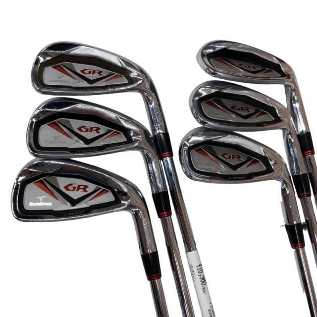 【中古】 ブリヂストン TOURSTAGE X-BLADE GR(2010) 6S アイアンセット IR GS 95 (フレックスS) メンズ 男性用 右利き 右用 Cランク ゴルフクラブ