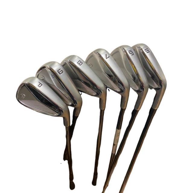【中古】 テーラーメイド Taylor Made P・7MC(2023) 6S アイアンセット IR Diamana Thump Iron i95(2023) (フレックスS) メンズ 男性用 右利き 右用 Cランク ゴルフクラブ