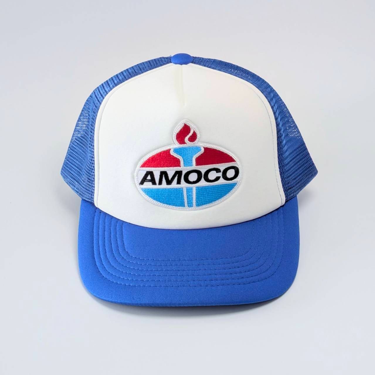 Mesh Cap / メッシュキャップ 】 AMOCO（アモコ） / BLUE / レーシングキャップ / ベースボールキャップ 〚アメリカン ...