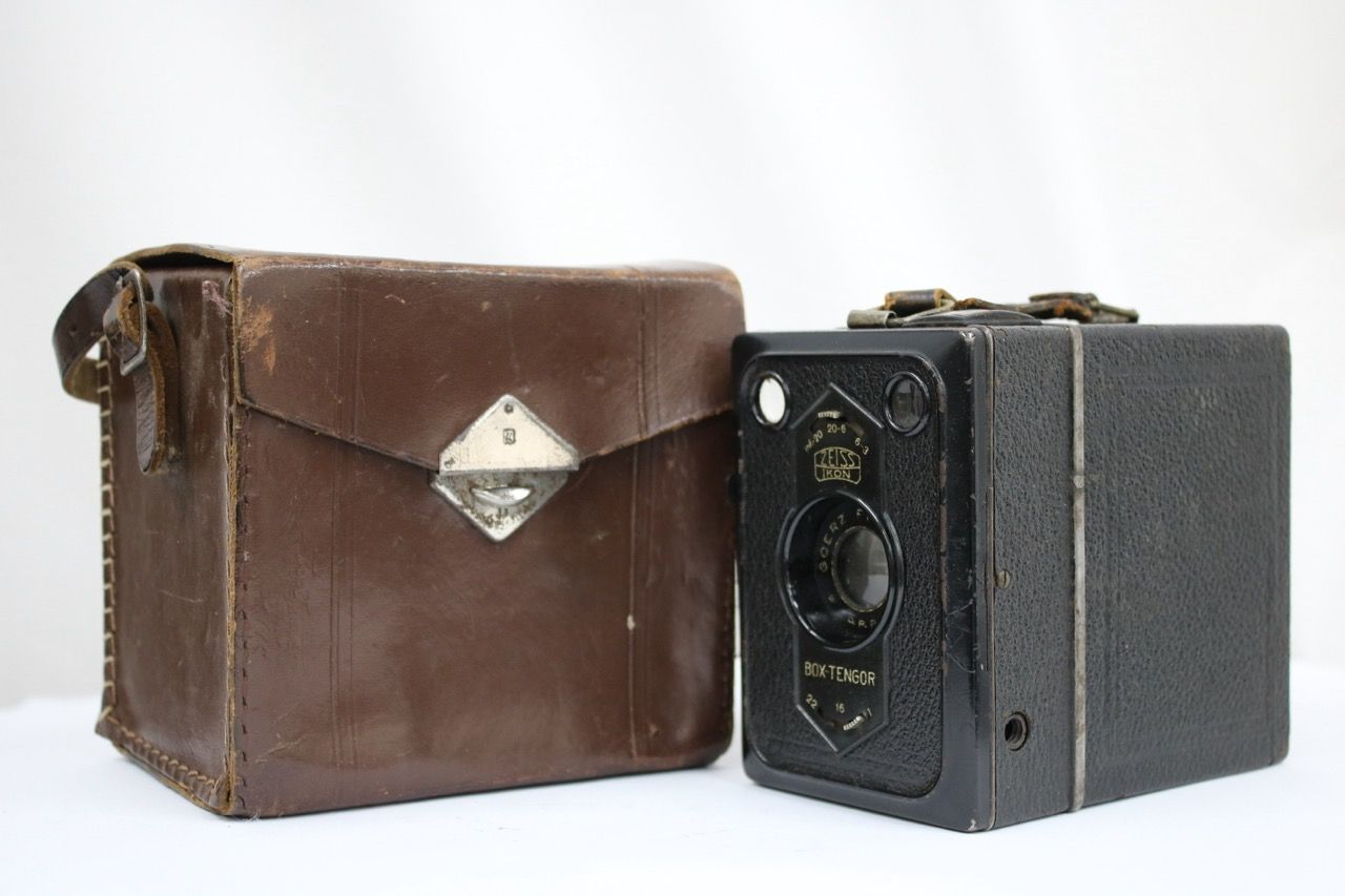 【訳あり品】 ツァイスイコン Zeiss Ikon Box-Tengor Goerz Frontar ボックスカメラ e11691