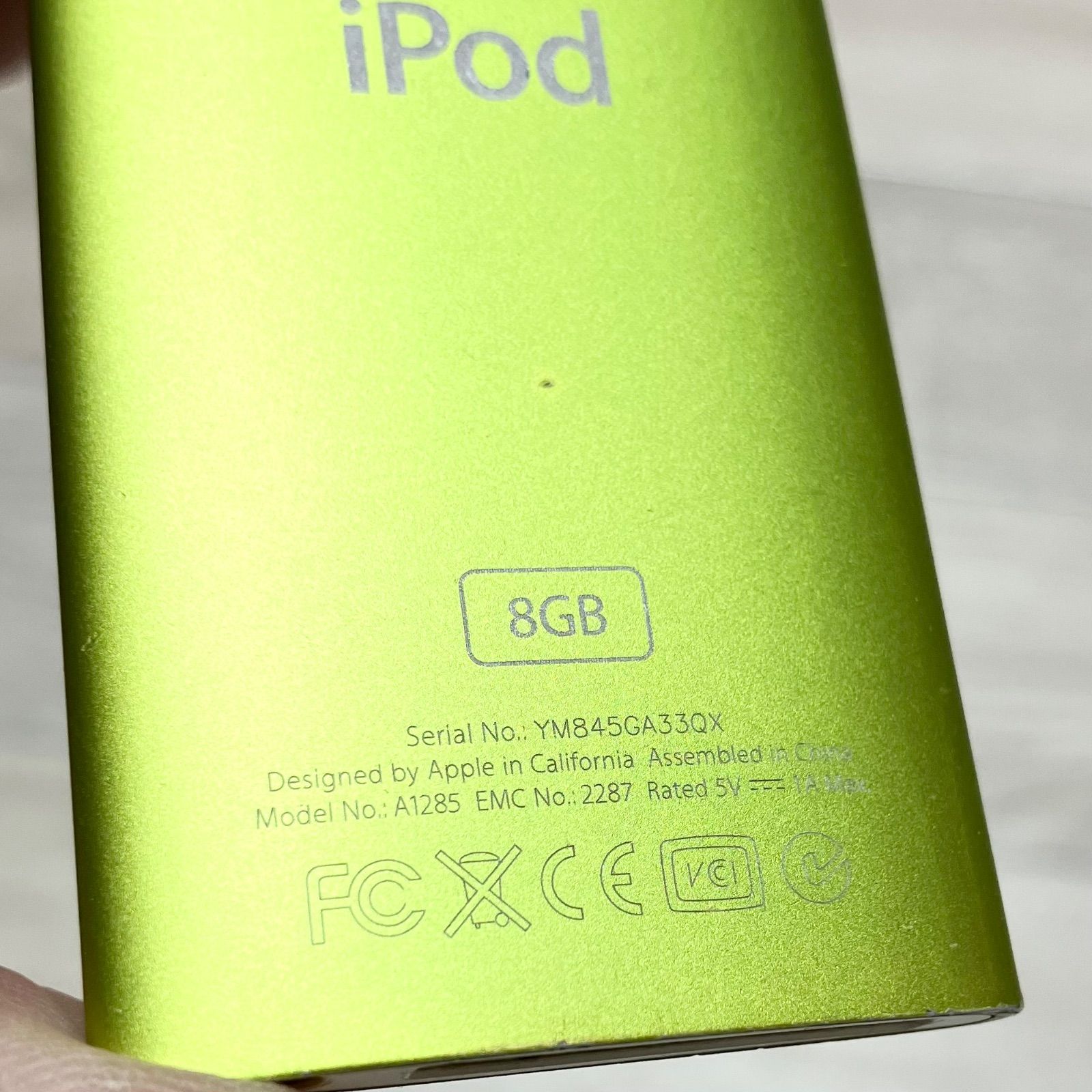 Apple iPod nano 第4世代 グリーン 8GB A1285 アップル アイポッドナノ