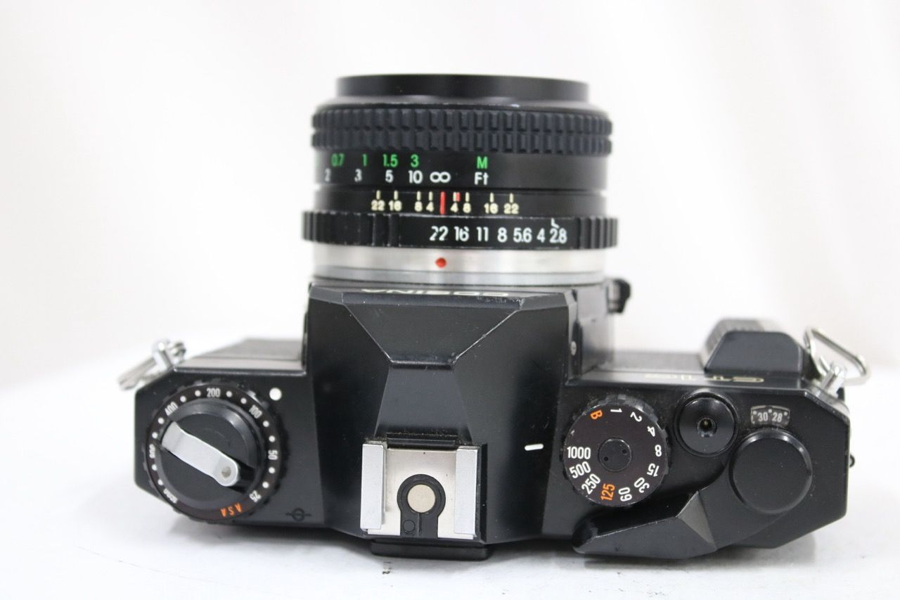 返品保証】 COSINA CT1G 28mm F2.8 MC COSINON-S 50mm F2 ボディレンズ