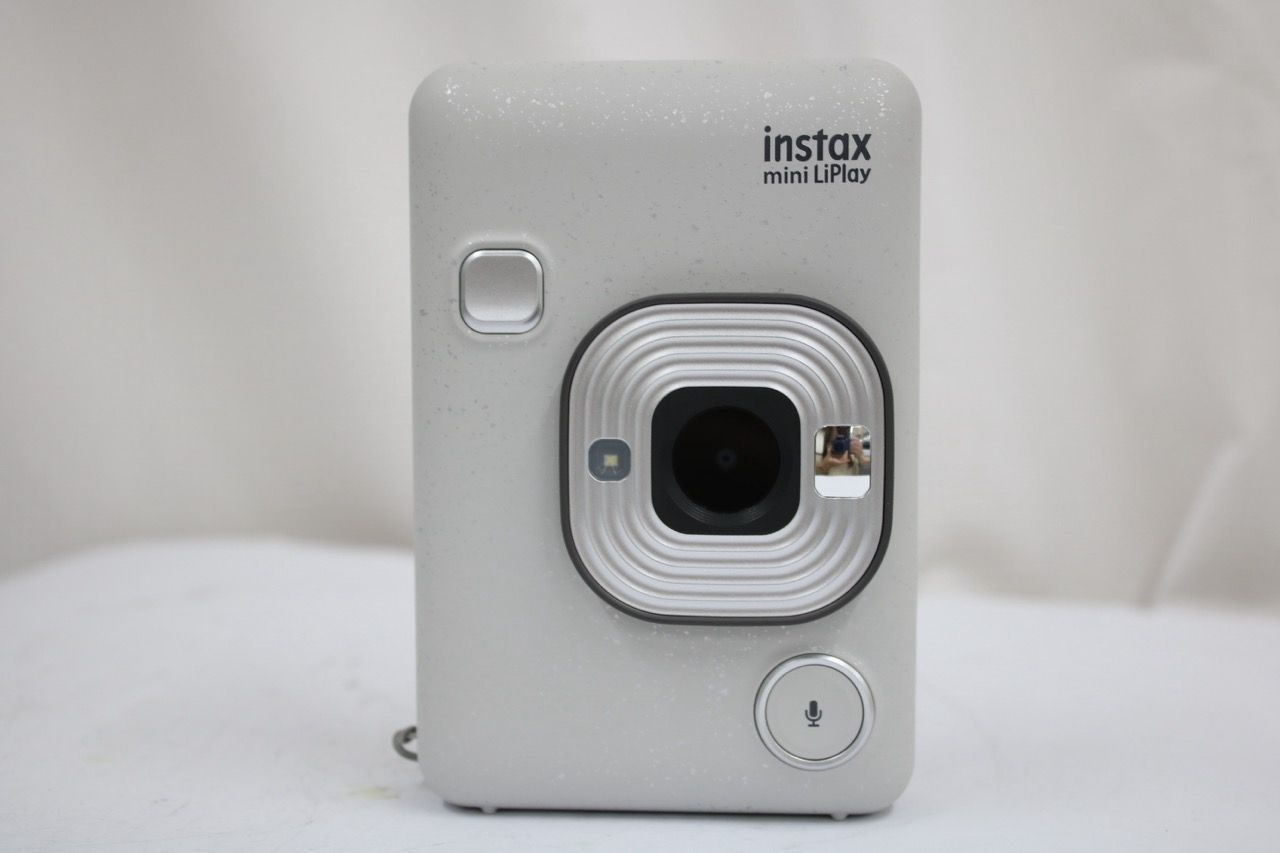 【美品 返品保証】 フジフィルム Fujifilm instax mini LiPlay フィルム付き チェキ インスタントカメラ e11757