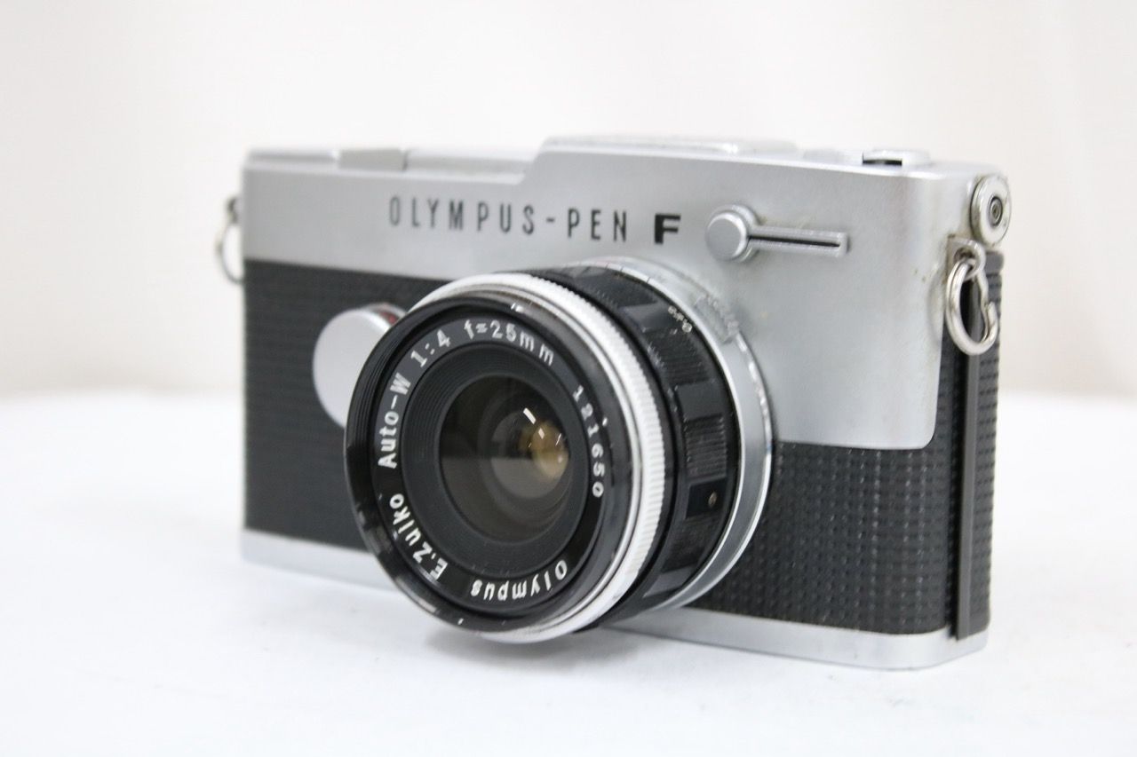 【返品保証】 オリンパス Olympus Pen-FT + Auto-W 25mm F4 ボディレンズセット e11706