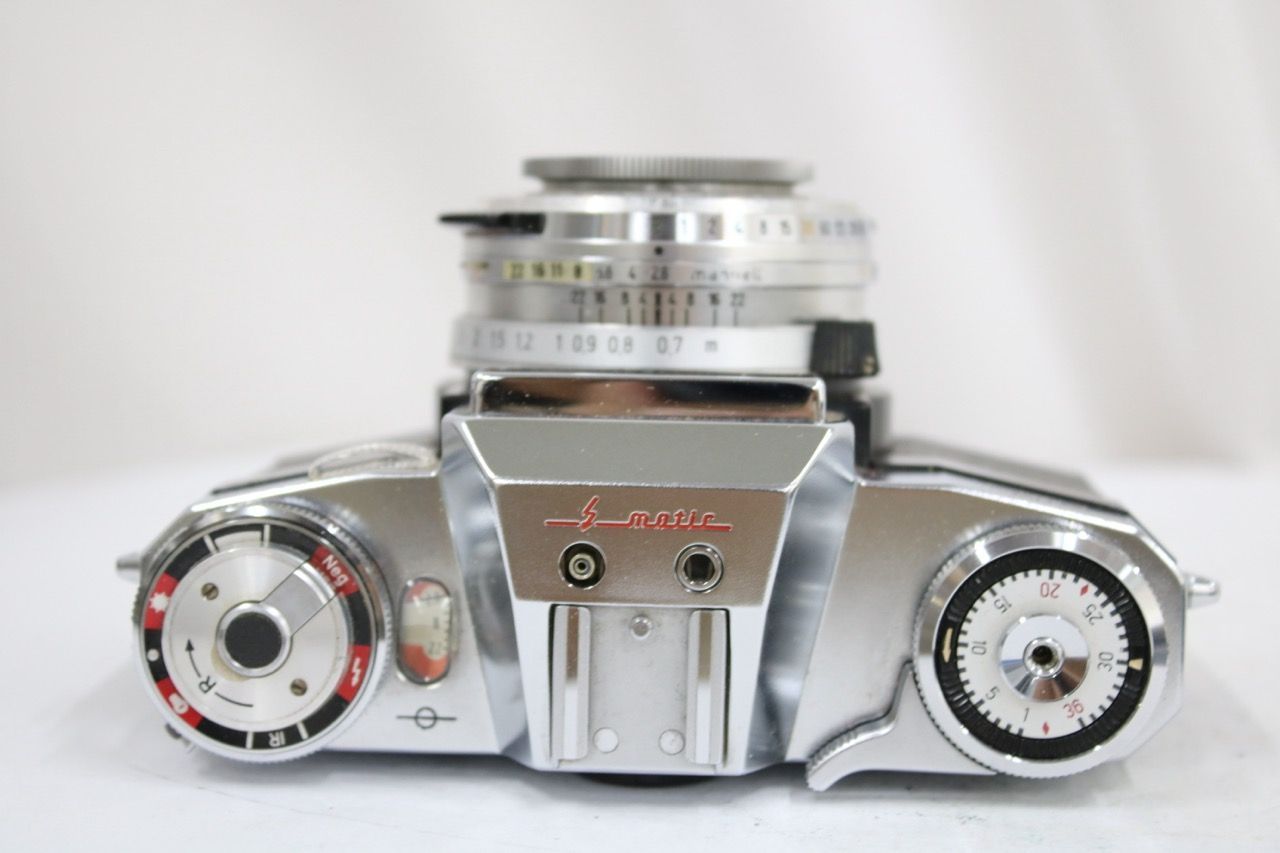 【返品保証】 ツァイスイコン Zeiss Ikon S-matic 50mm F2.8 ケース付き カメラ e11738