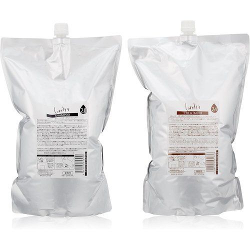 モルトベーネ ロレッタ まいにちのすっきりシャンプー 2500ml + うるうるしたい日のトリートメント 2500g 業務用セット