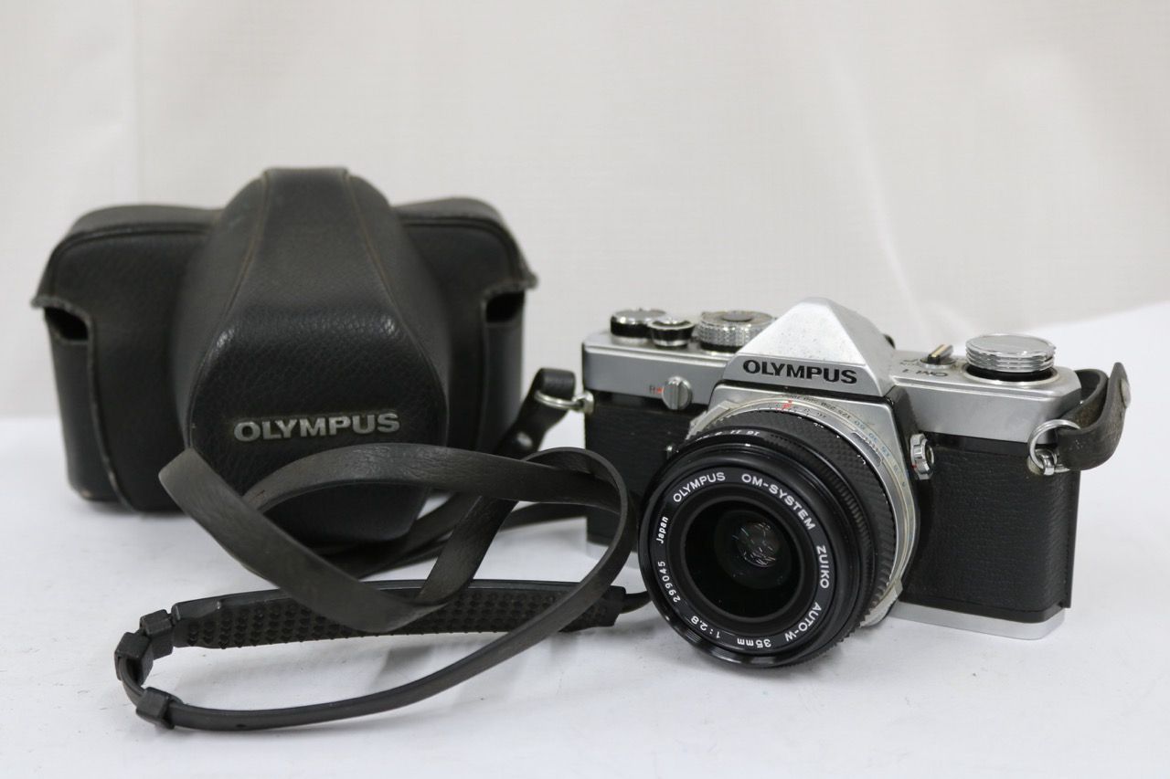 【返品保証】 オリンパス Olympus OM-1 ZUIKO AUTO-W 35mm F2.8 ボディレンズセット e11787