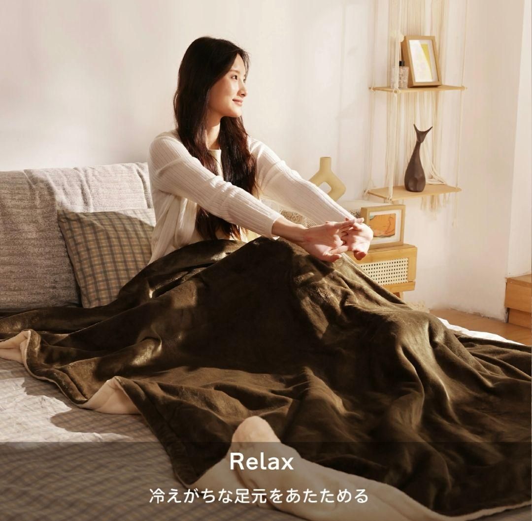 電気毛布 省エネ 188×130cm フランネル 12時間タイマー 9段階温度 電気毛布 省エネ 188×130cm フランネル 12時間タイマー 9段階温度