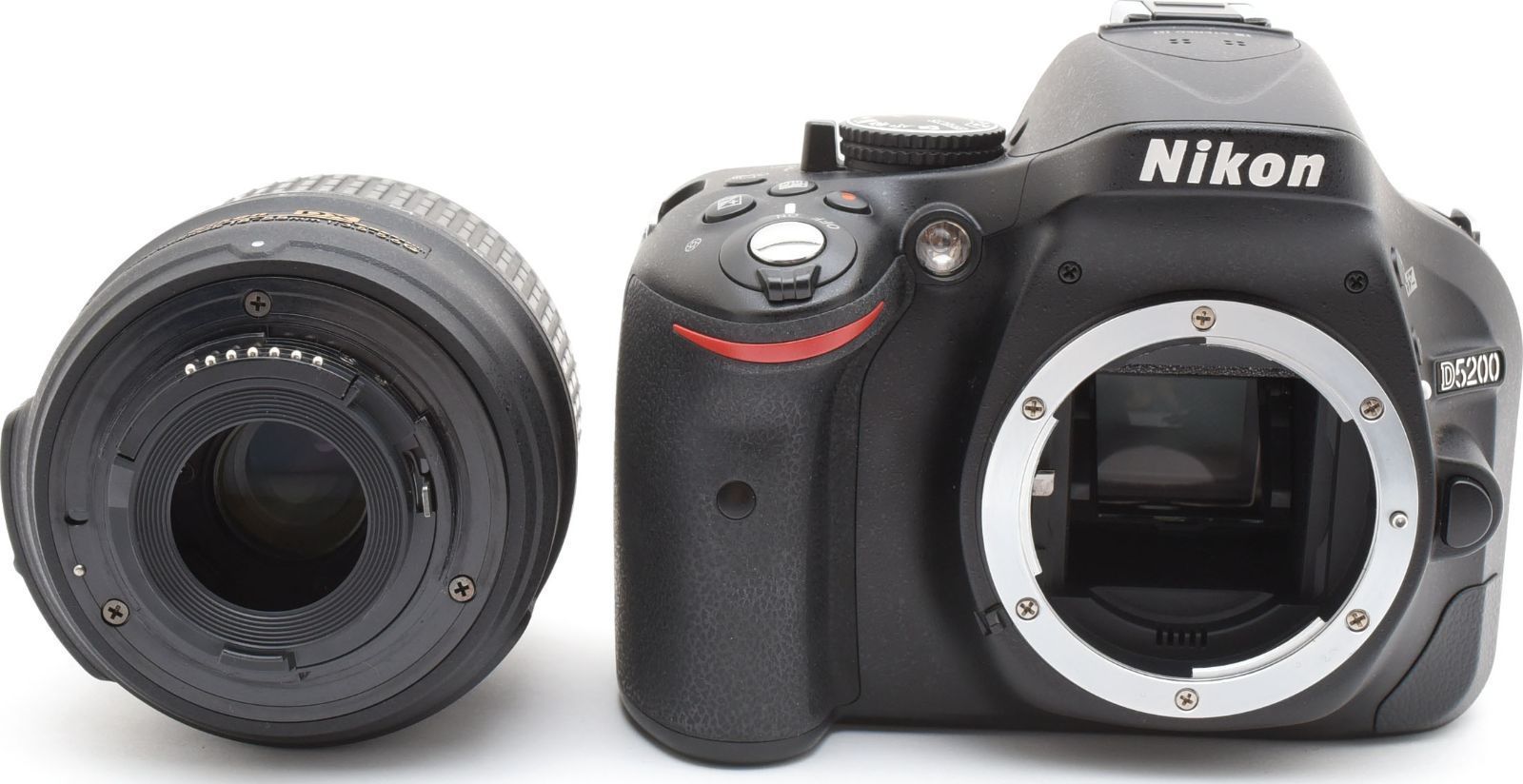 D24[7687]19☆極美品☆ ニコン Nikon D5200 ボディ 18-55mm VR レンズ