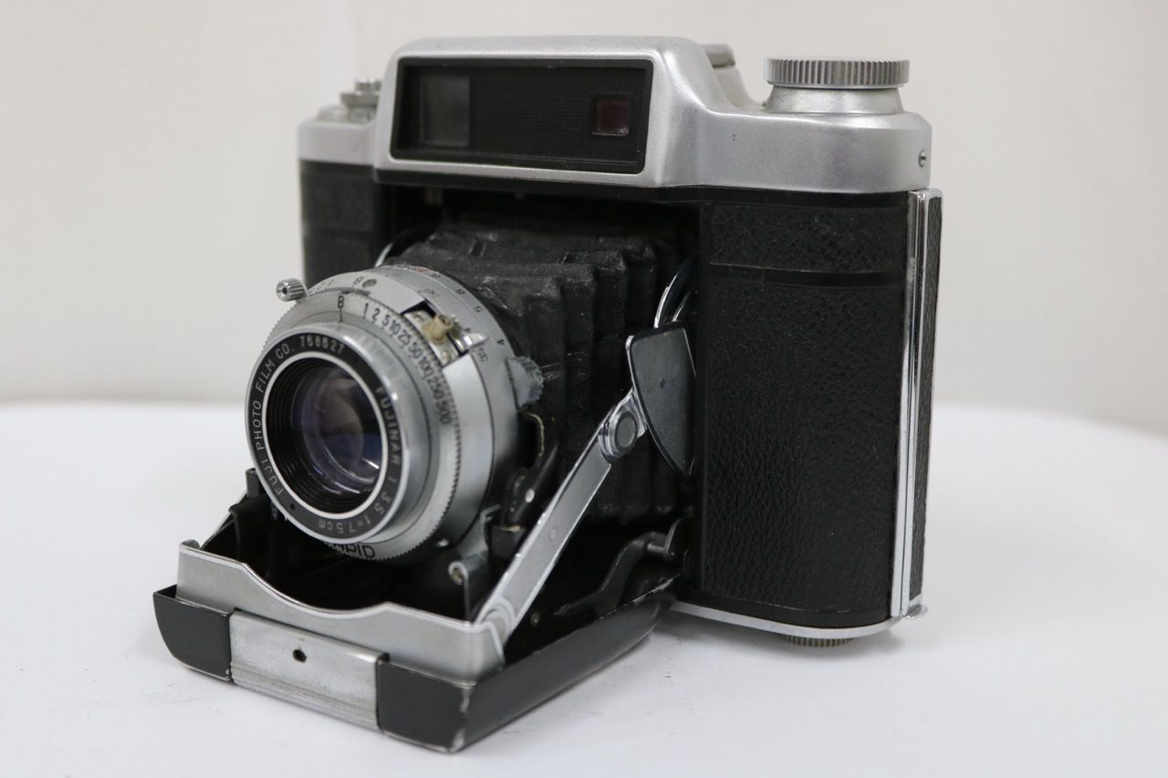 【返品保証】 フジカ FUJICA SUPER FUJICA-6 FUJINAR 7.5cm F3.5 蛇腹カメラ e11865