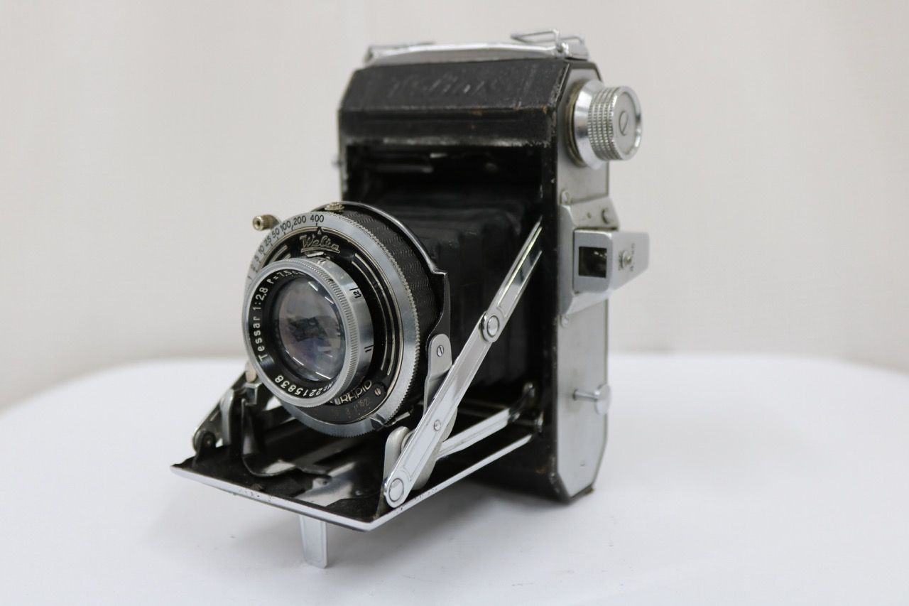 【訳あり品】 Welta Carl Zeiss Jena Tessar 7.5cm F2.8 蛇腹カメラ e11858