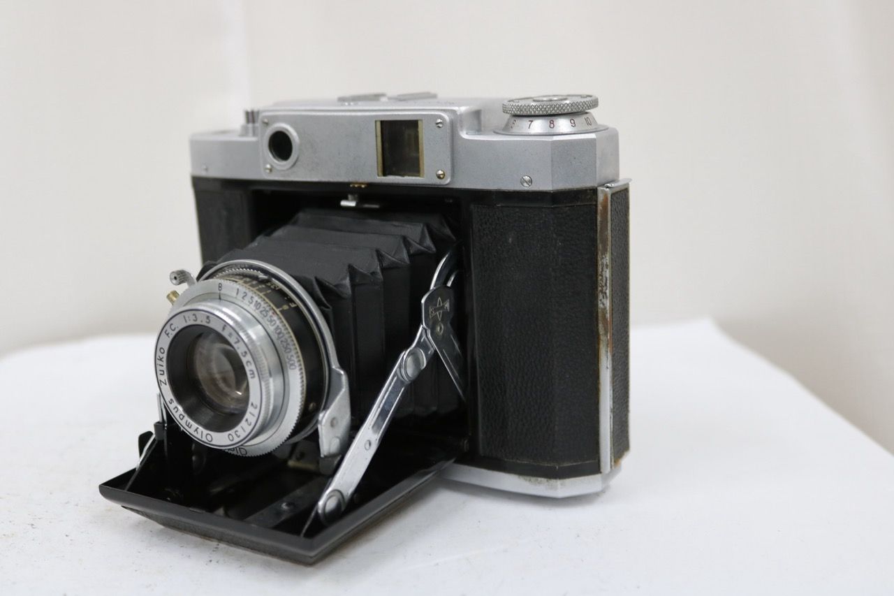 【訳あり品】 マミヤ Mamiya MAMIYA-6 Olympus Zuiko F.C. 7.5cm F3.5 蛇腹カメラ e11817