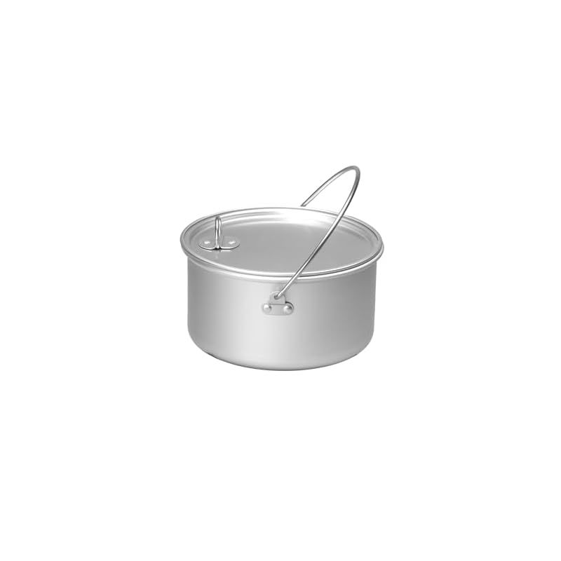 エバニュー(EVERNEW) Backcountry Almi Pot シルバー 122×67mm 0