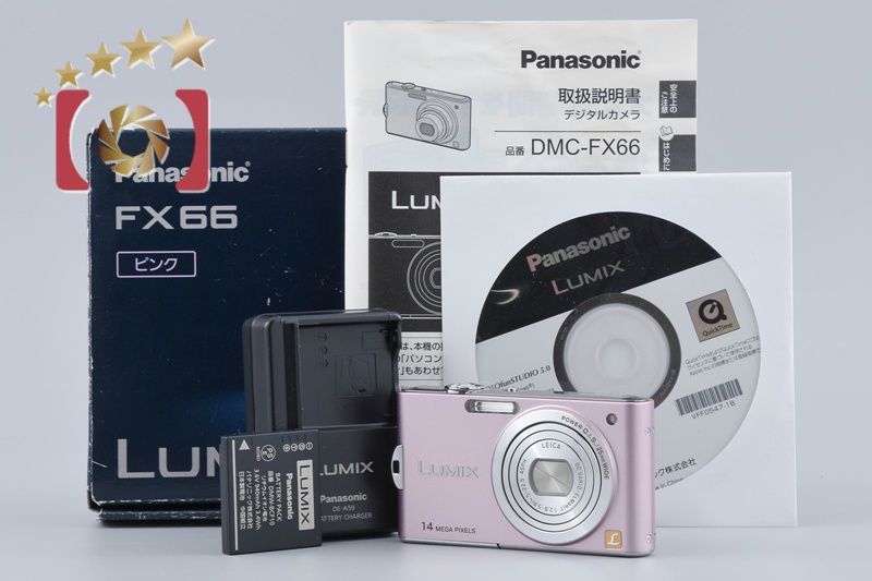 Panasonic パナソニック LUMIX DMC-FX66 スイートピンク コンパクト