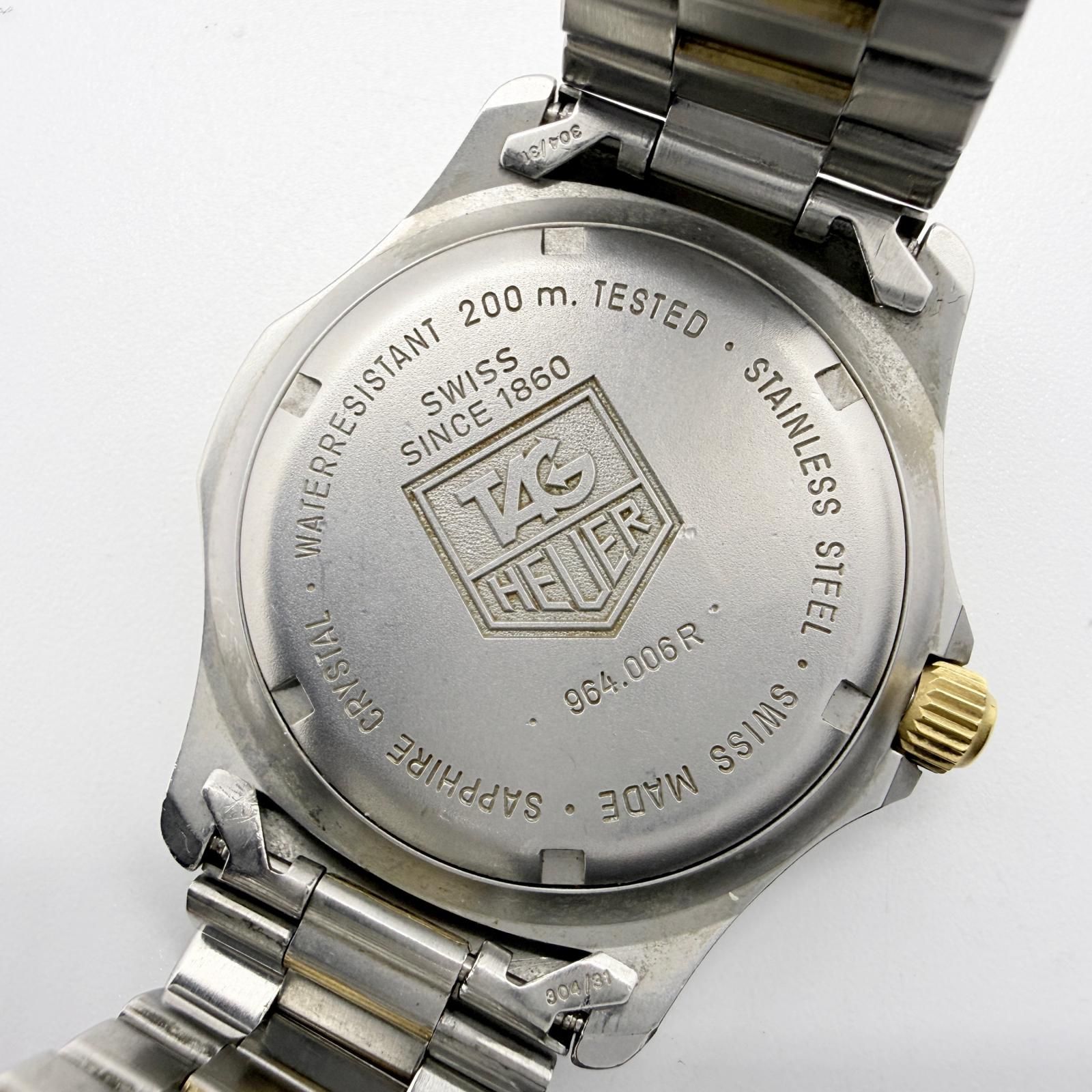 稼働 TAG HEUER 964.006R タグホイヤー メンズ 付属品あり 【公式通販】