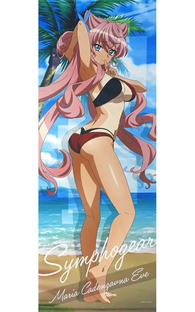 【中古】タペストリー マリア・カデンツァヴナ・イヴ(日焼け水着) 等身大タペストリー 「戦姫絶唱シンフォギアXV」