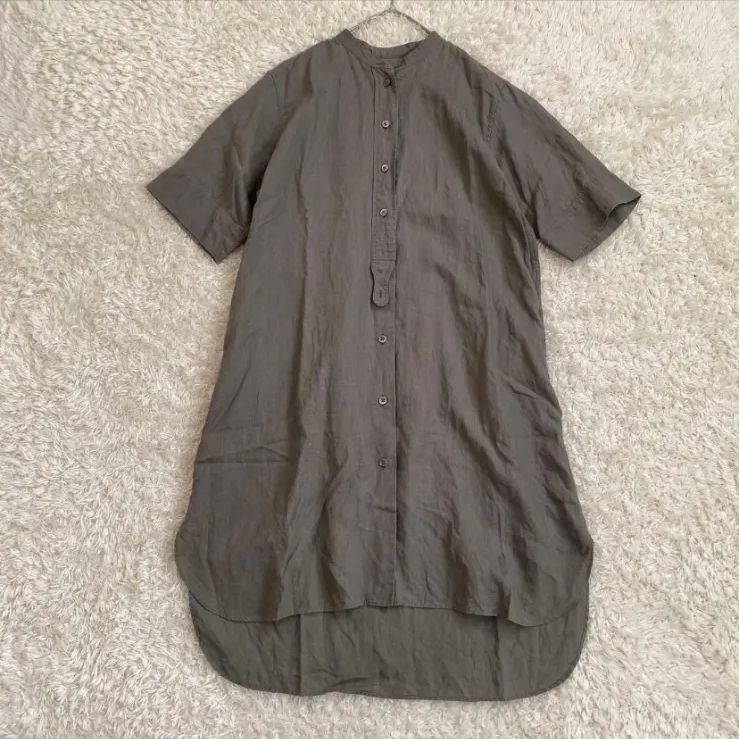 極美品！MARGARET HOWELL マーガレットハウエル　ライトリネンワンピース