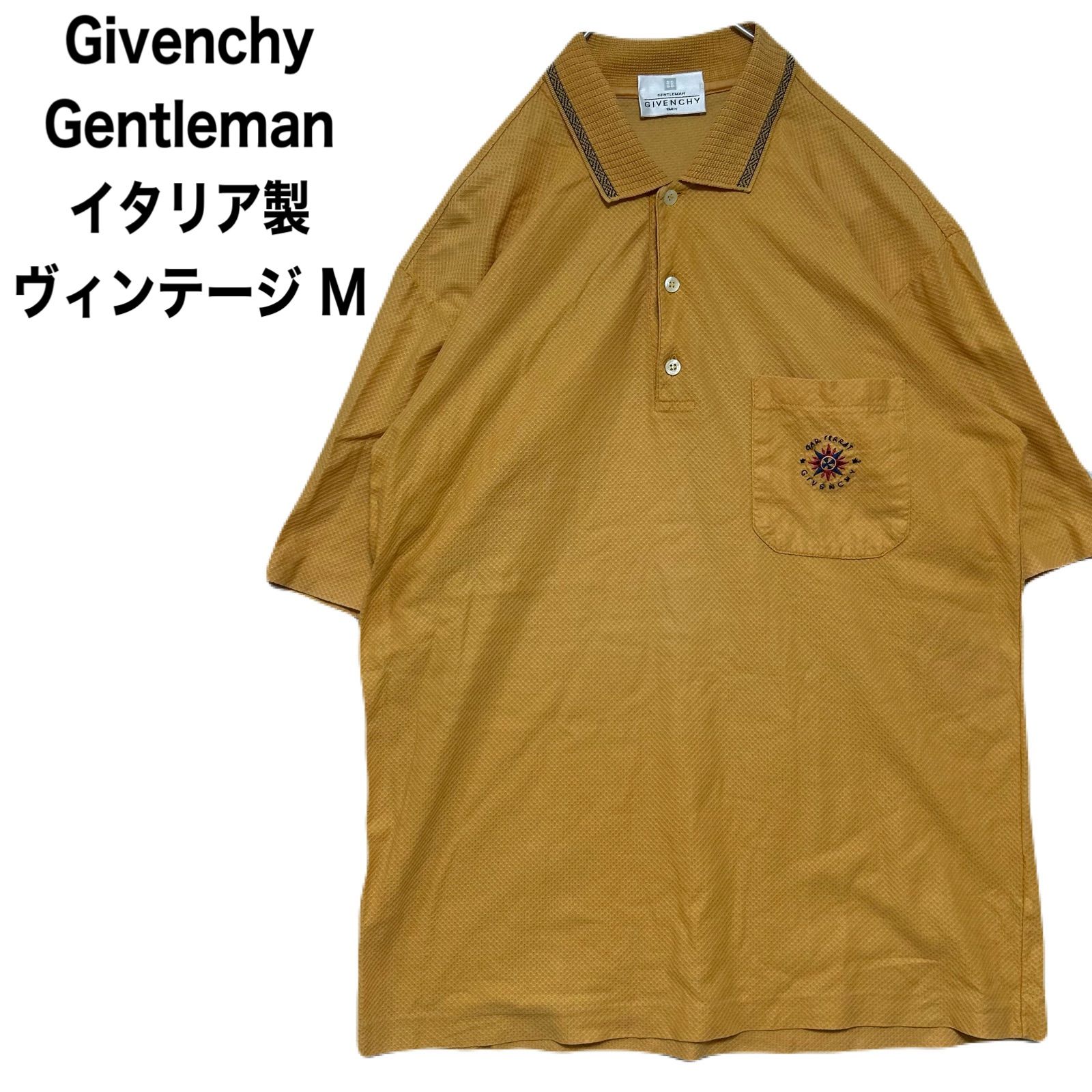 GIVENCHY gentleman イタリア製 ポロシャツ ヴィンテージ ジバンシー Givenchy Gentleman ライン ポロシャツ イタリア製