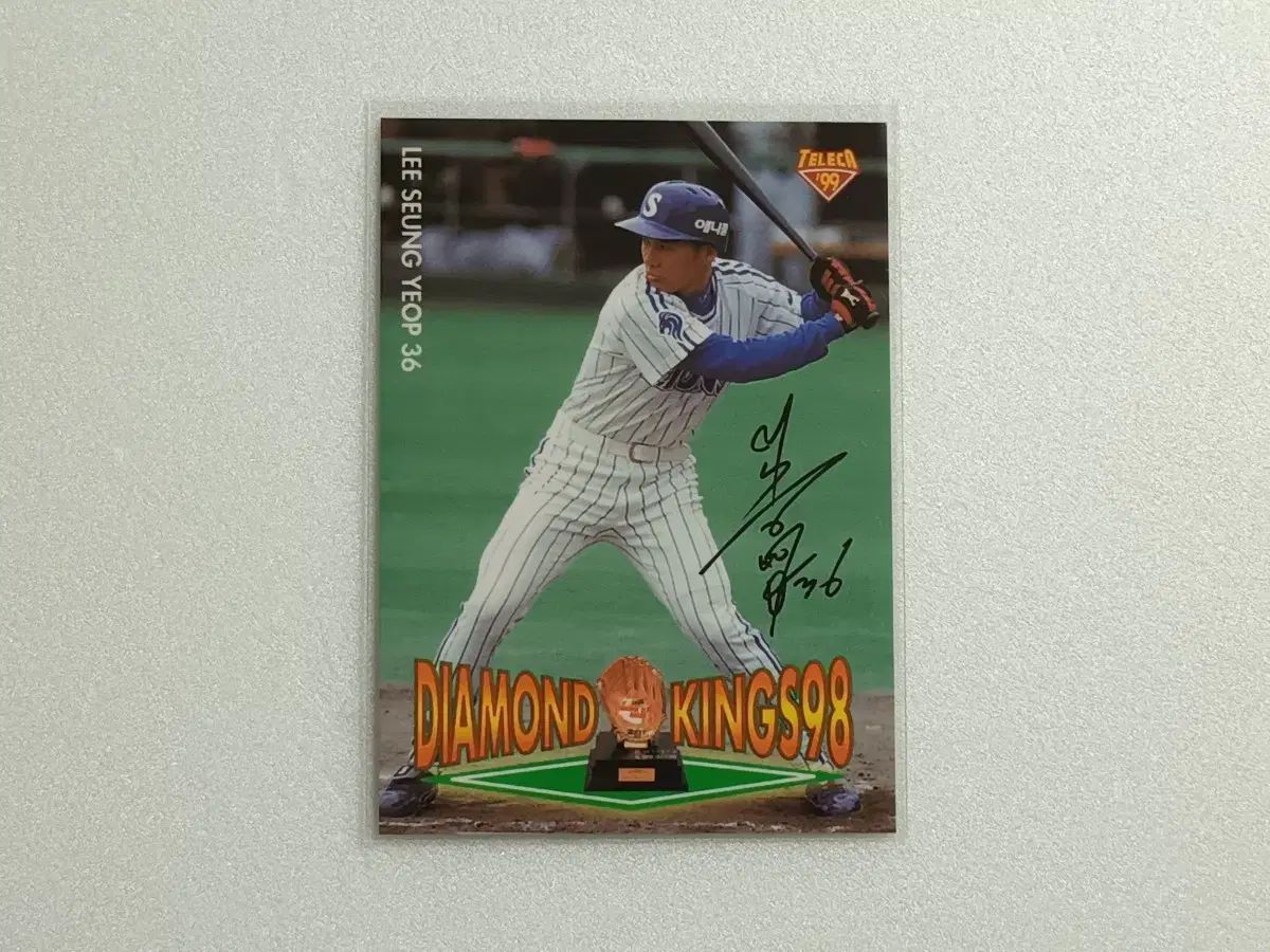 KBO 1999 TELECA (テレカ) 李承燁（イ・スンヨプ） サムスン・ライオンズ スポーツカード