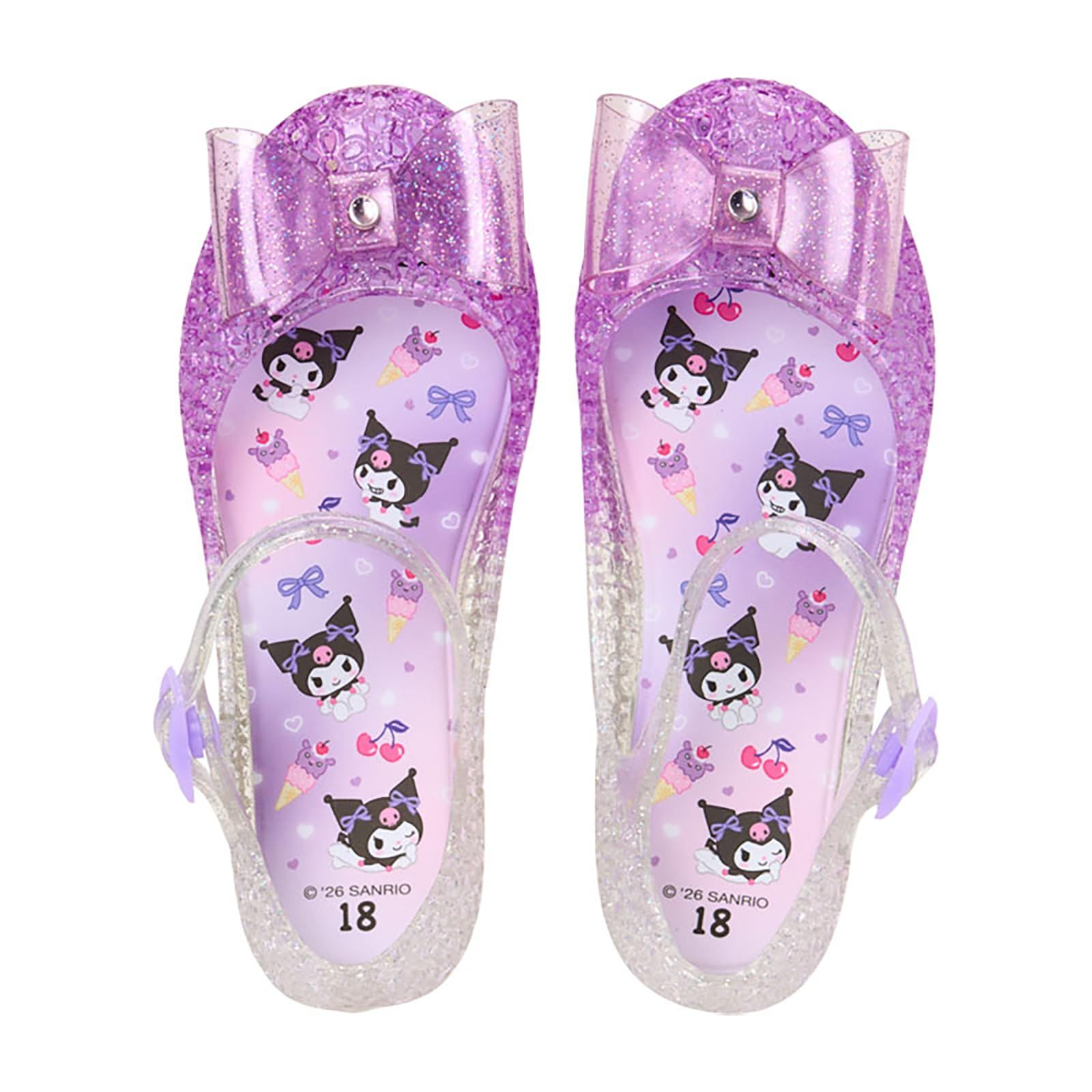 新品 サンリオ(SANRIO) キッズクリアサンダル プリンセスシューズ ドレスシューズ 発表会 卒園式 サマー 子供用 クロミ 18cm 750085