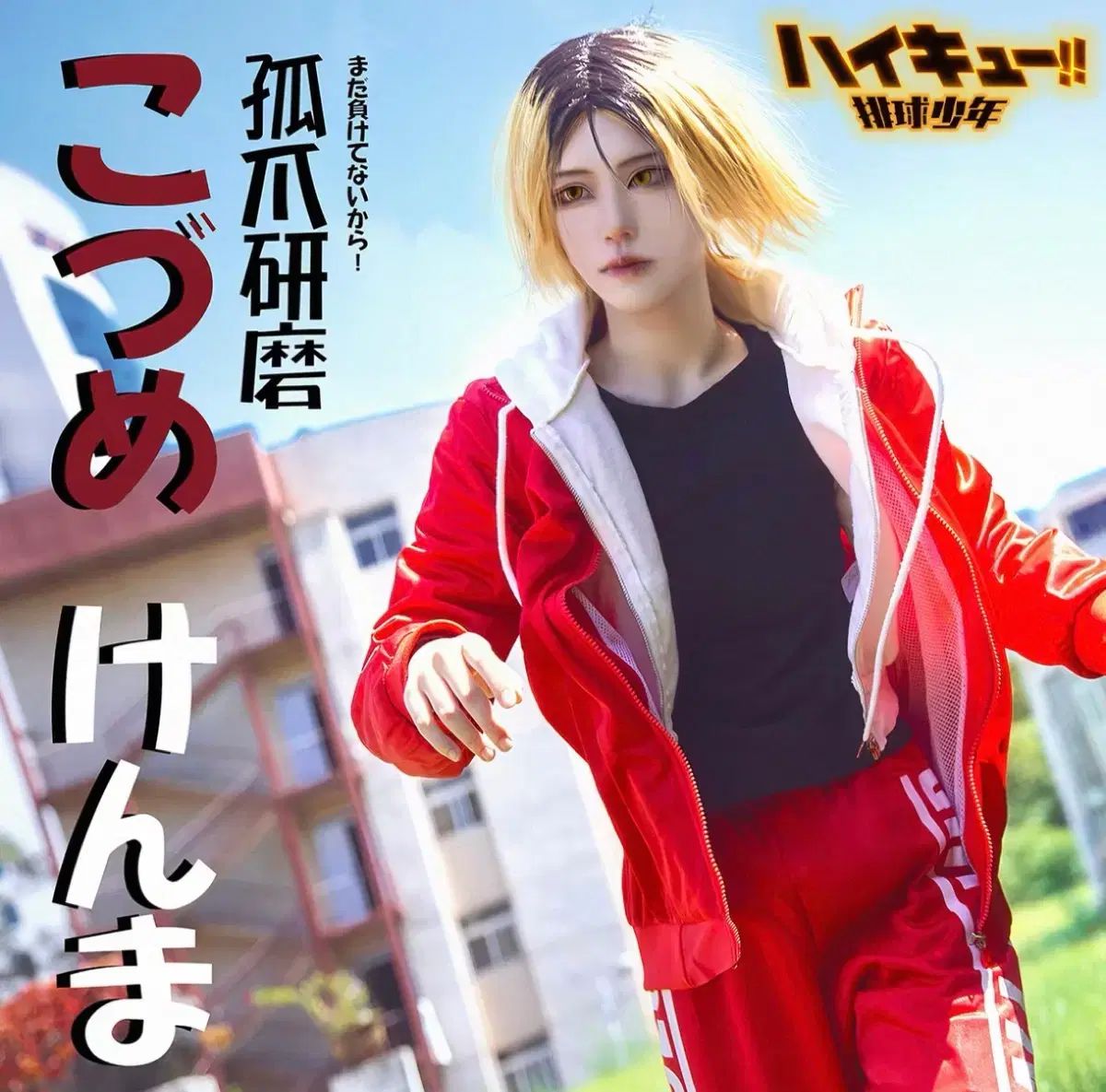 (コスプレ) ハイキュー 孤爪 研磨(MEMORY BOOK) ジャージ ウォームアップ S ウィッグ フルセット 出品