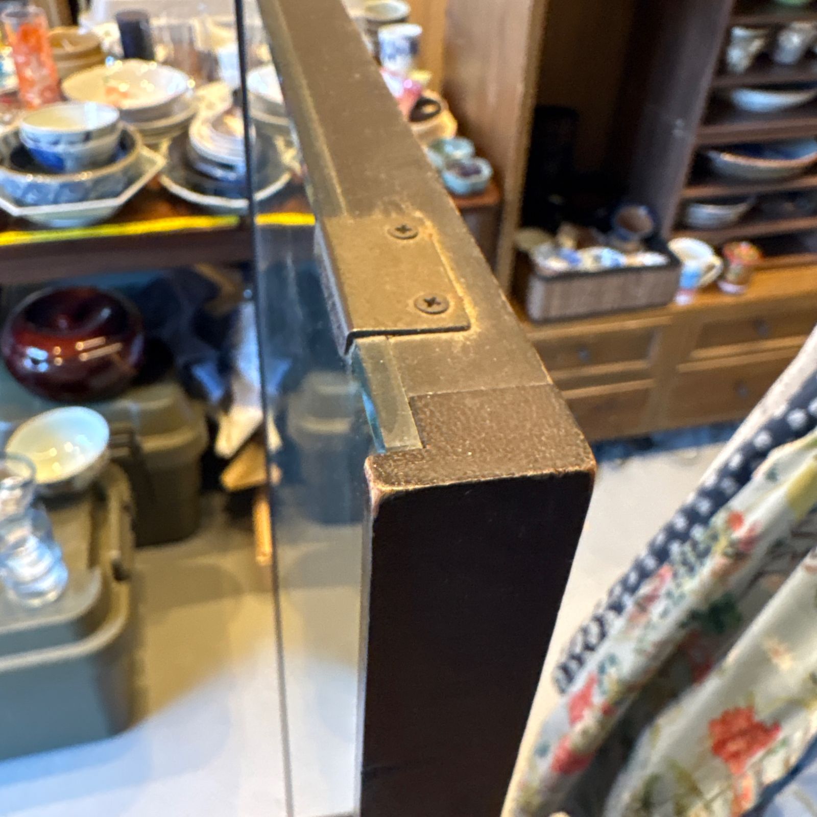 東あずま店 併売品】 鎌倉彫 姿見 ミラー スタンドミラー Miller 鏡台