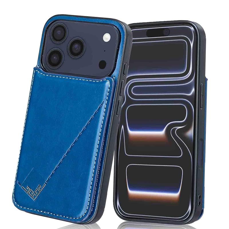 ★在庫処分 Viesa 背面カバー ケース手帳型 Gala scv46 BLUE 新品】 【Viesa】背面カバー ケース手帳型 互換性 iPhone 17 PRO 6.3