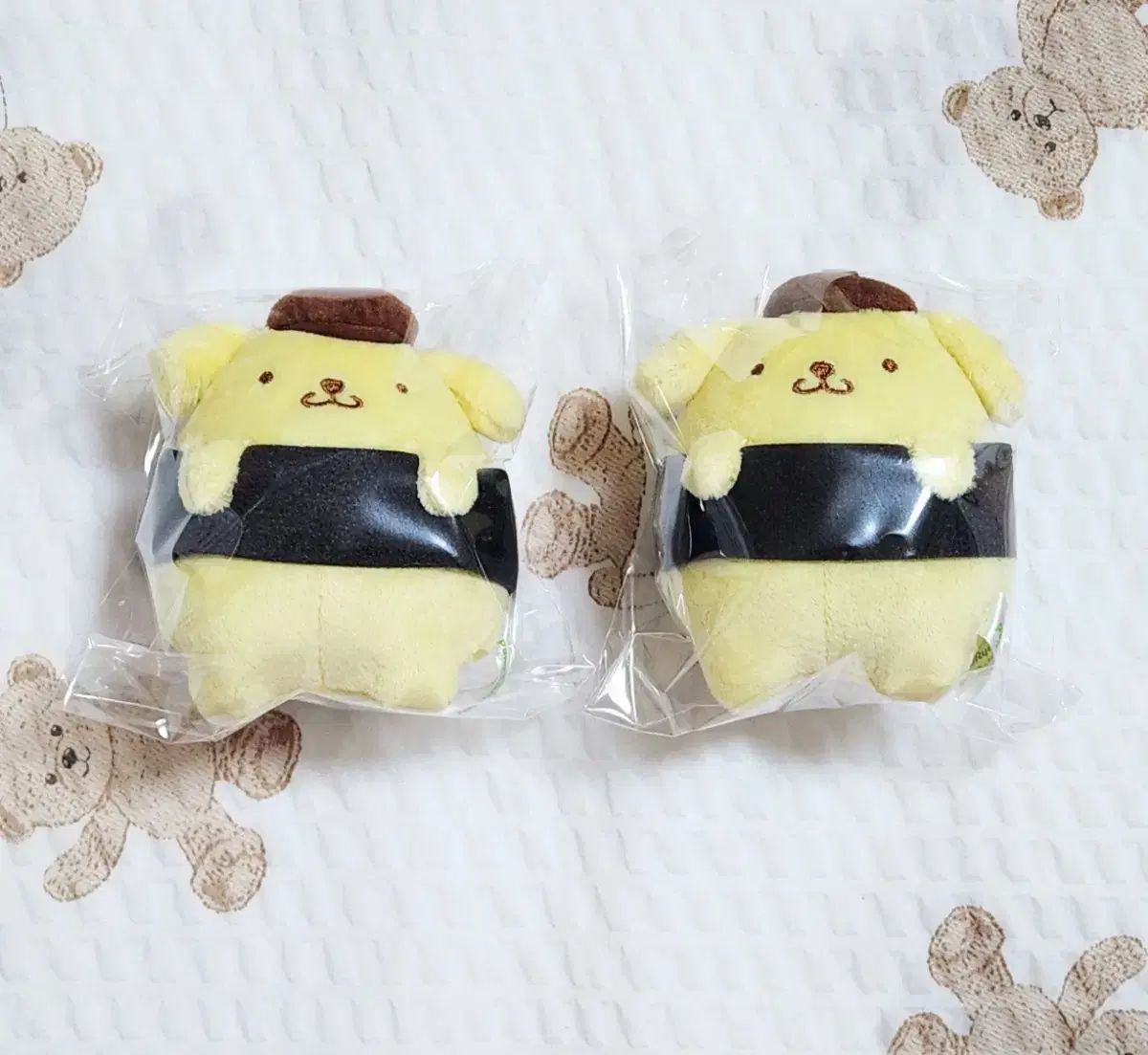 ポムポムプリン サンリオ おすしになっちゃったマスコット ぬいぐるみ 