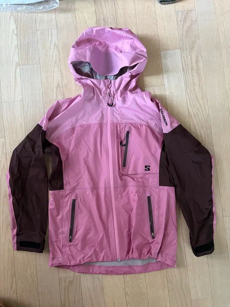 SALOMON サロモン ピンク色 ウィンドブレーカー ジャケット XS