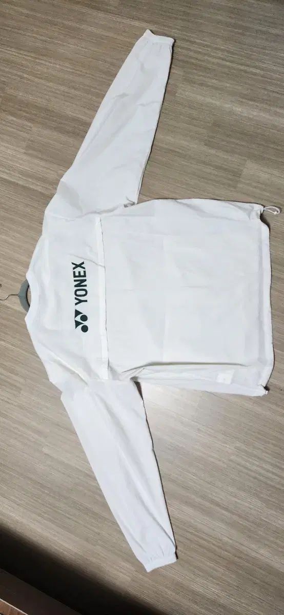 YONEX ヨネックス Anorak(アノラック)ウィンドブレーカー ウォームアップ ジャケット 白 size100 バドミントン テニス 卓球