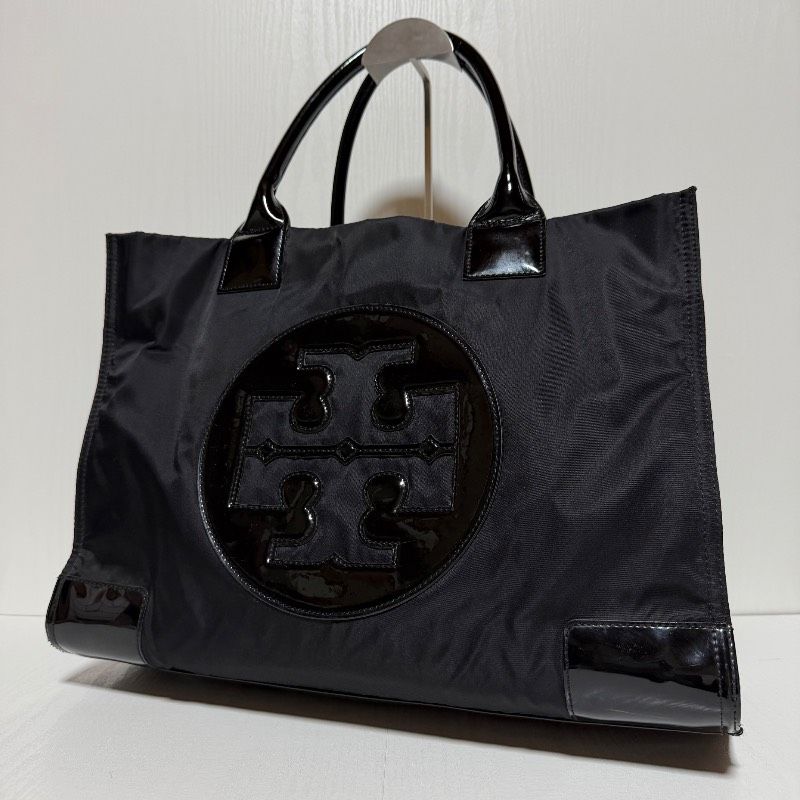 TORY BURCH トリーバーチ エラ トートバッグ ブラック 大容量 ナイロン