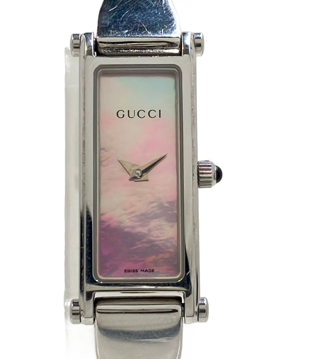 グッチ 腕時計 1500L クオーツ シェル レディース GUCCI