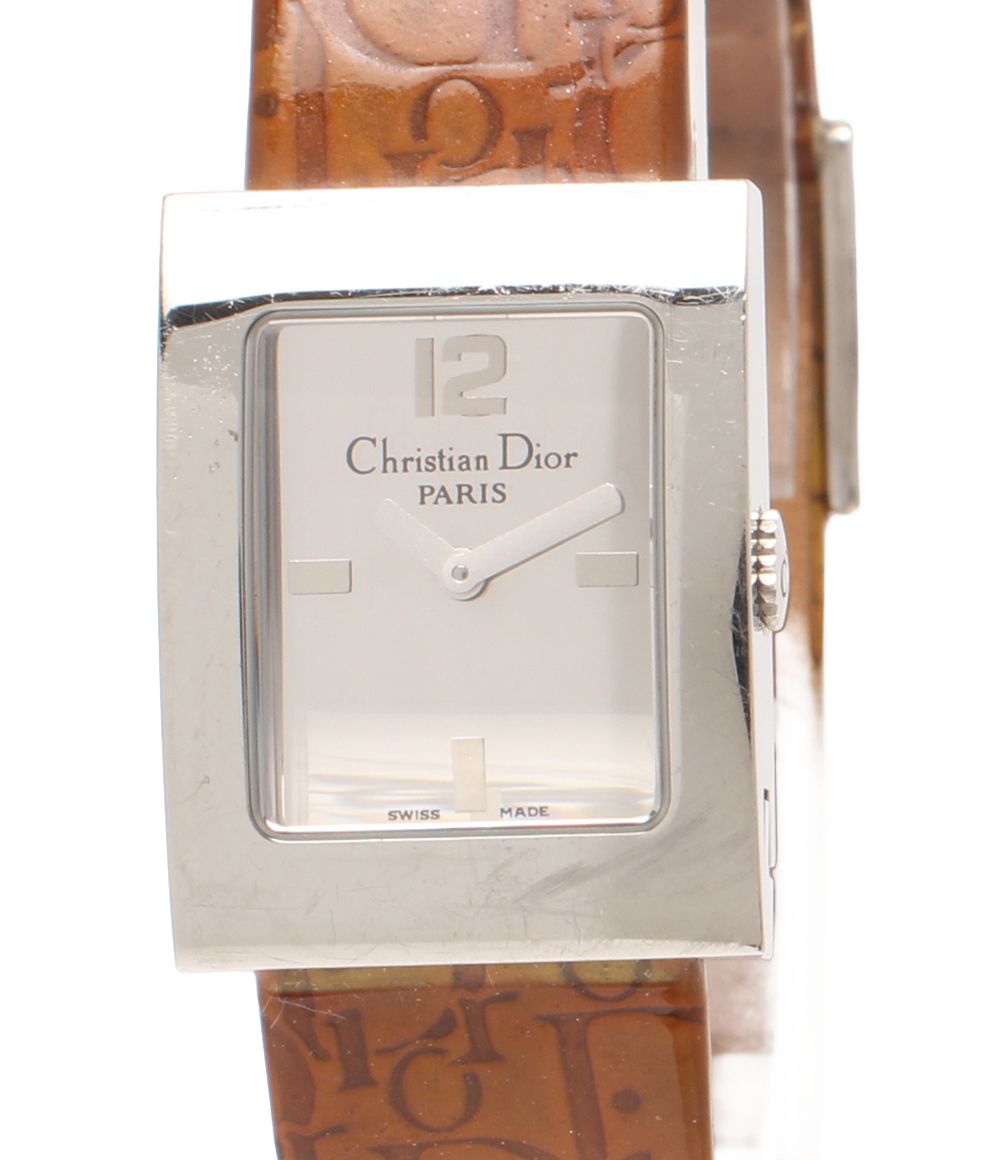 クリスチャンディオール 腕時計 マリス スクエア D78-109 クオーツ シルバー レディース Christian Dior