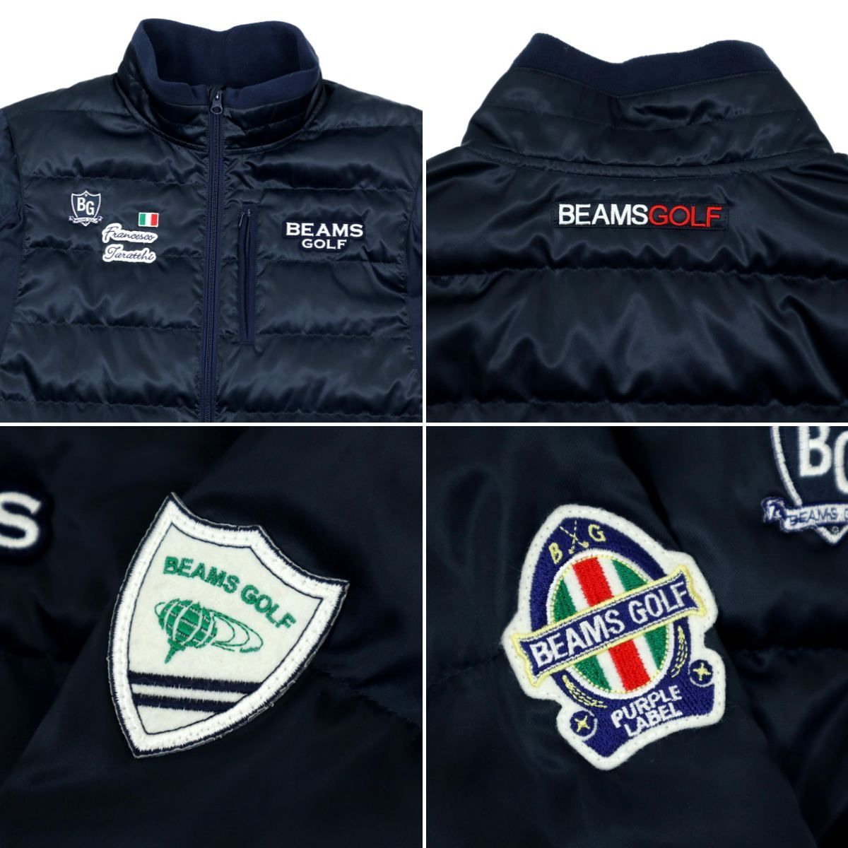 BEAMS GOLF ビームスゴルフ　2way ダウンジャケット　ベスト　メンズ S3805】【美品】【2WAY】BEAMS GOLF ビームスゴルフ ダウンジャケット