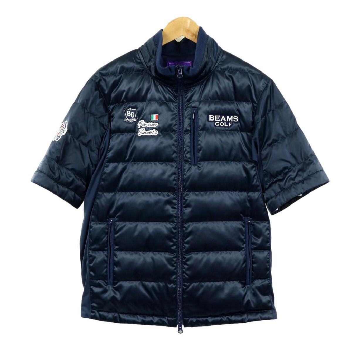 S3805】【美品】【2WAY】BEAMS GOLF ビームスゴルフ ダウンジャケット