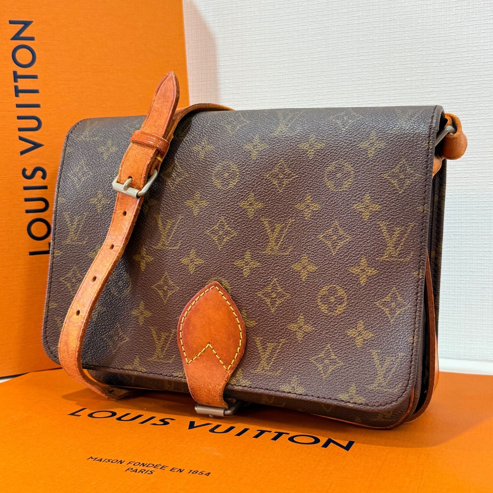 LOUIS VUITTON ルイヴィトン モノグラム カルトシエール 美品 - メルカリ