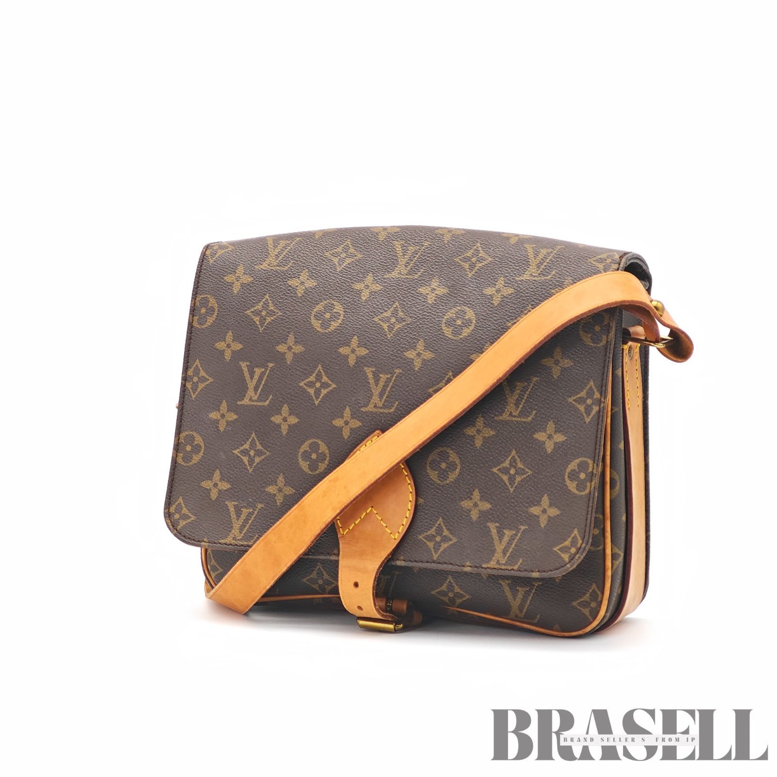 LOUIS VUITTON モノグラム カルトシエール GM M51252 バッグ ショルダーバッグ ブラウン レディース
