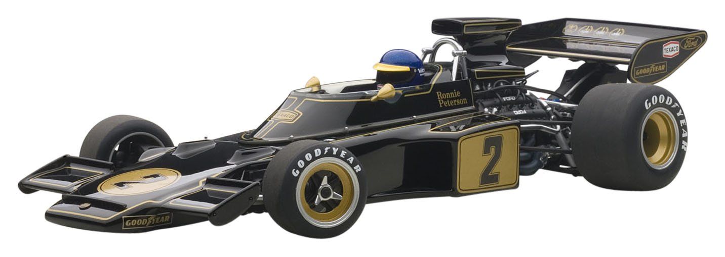 AUTOart 1/18 ロータス 72E 1973 #2 ロニー・ピーターソン (ドライバーフィギュア付き)