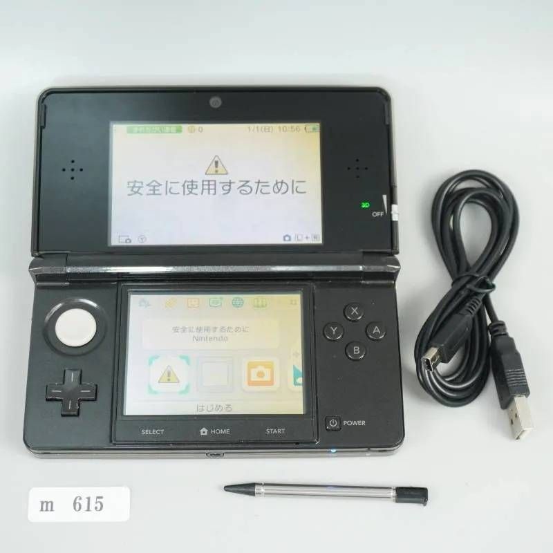【ｍ615r】Nintendo 3DS 本体 動作確認済 ブラック