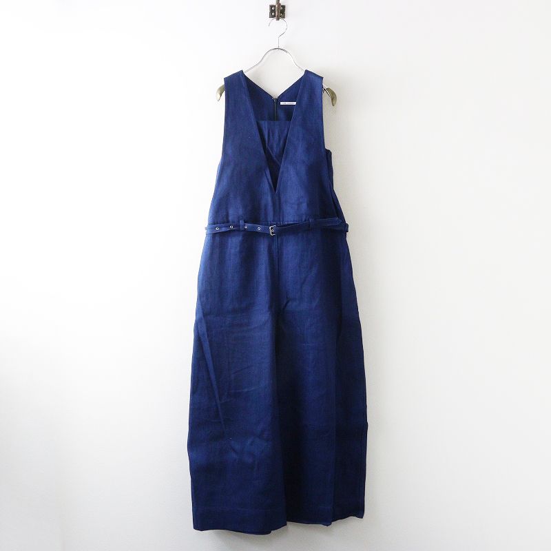 テンハンドクラフテッドモダン TENNE HANDCRAFTED MODERN V NECK ALL IN ONE サロペット F｜ブルー【2400014953305】