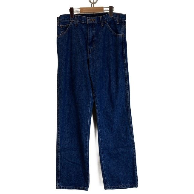 【中古】 Dickies デニムパンツ Gパン ジーンズ ジップフライ 無地 オーバーサイズ ストリート 古着 /1013