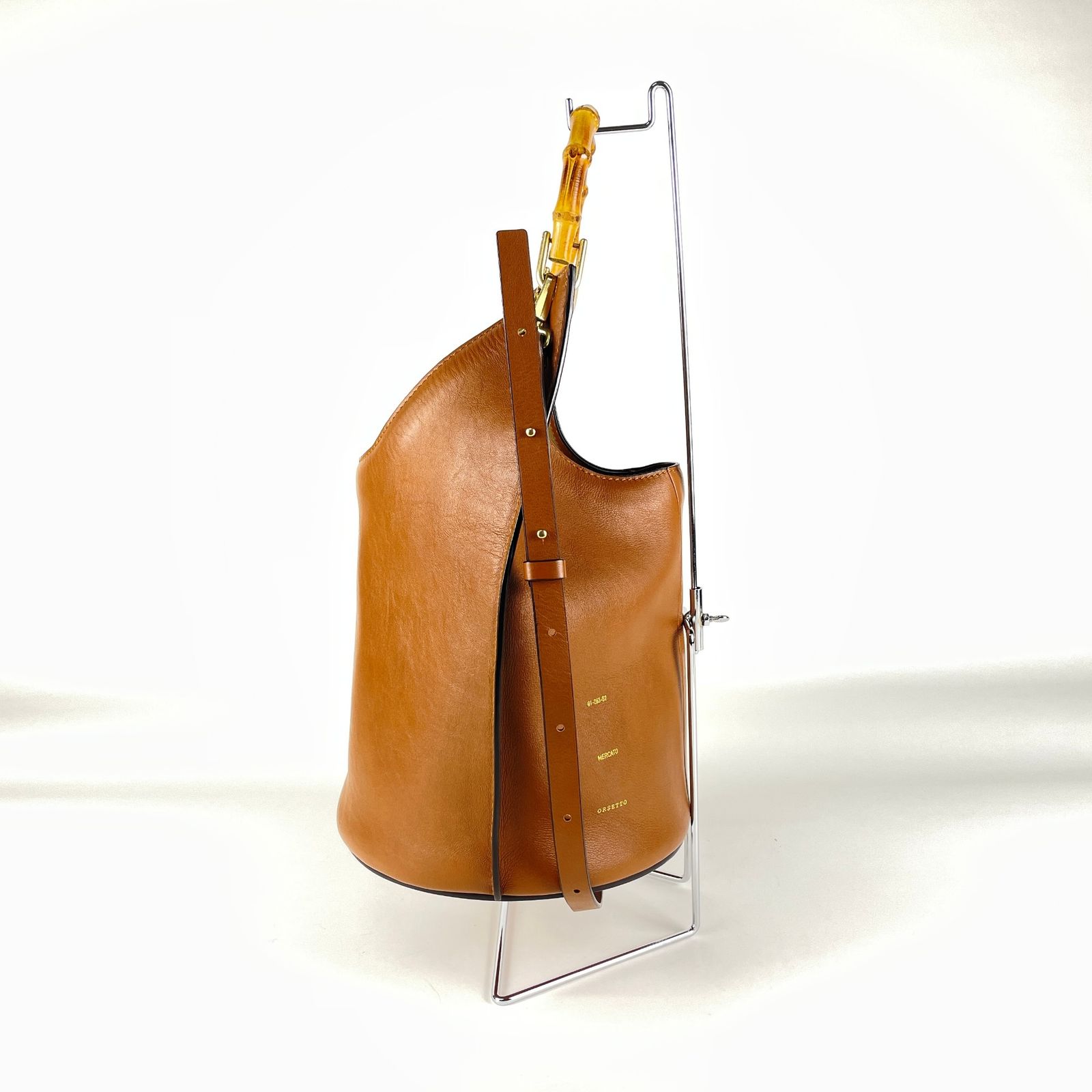 ORSETTO オルセット 01-063-02 BAMBOO HAND BAG バケツ型バンブー 
