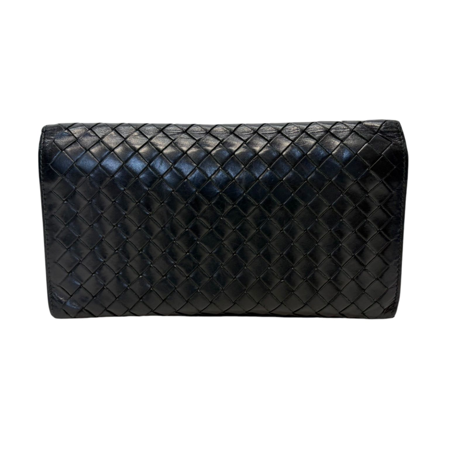 4260 BOTTEGA VENETA ボッテガヴェネタ 長財布 ブラック イントレ 