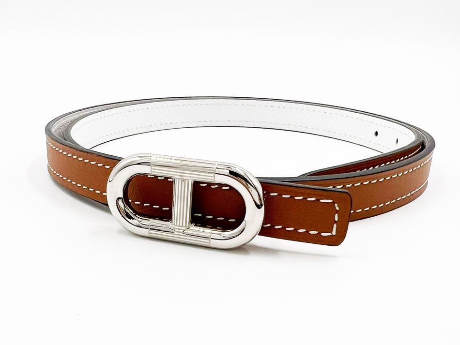 HERMES エルメス マイヨンH レディース リバーシブル ベルト 70