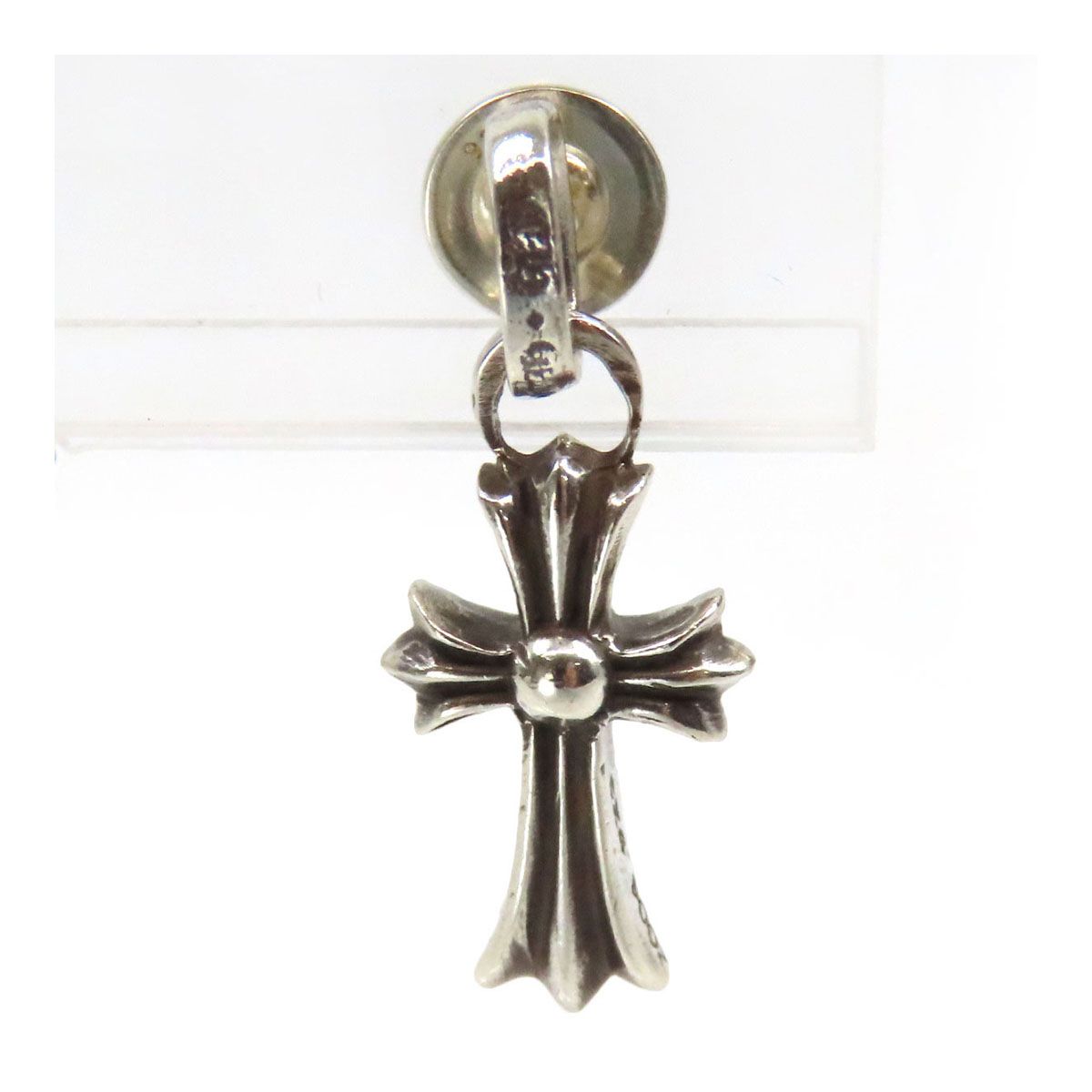 クロムハーツ ベイビーファット ドロップ ピアス SV925 14K ユニセックス CHROME HEARTS【中古】 【アパレル・小物】