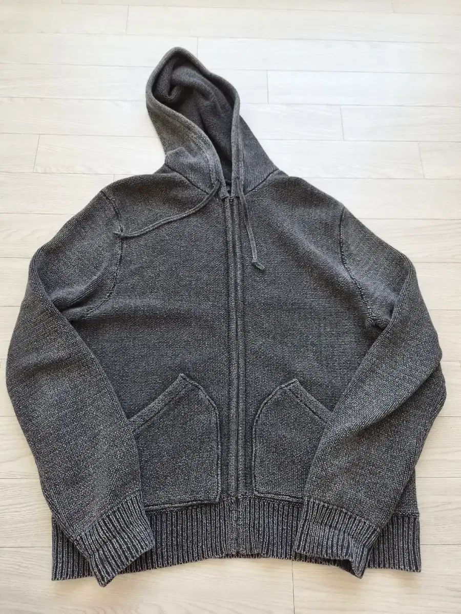 RRL フードニット ジップアップ