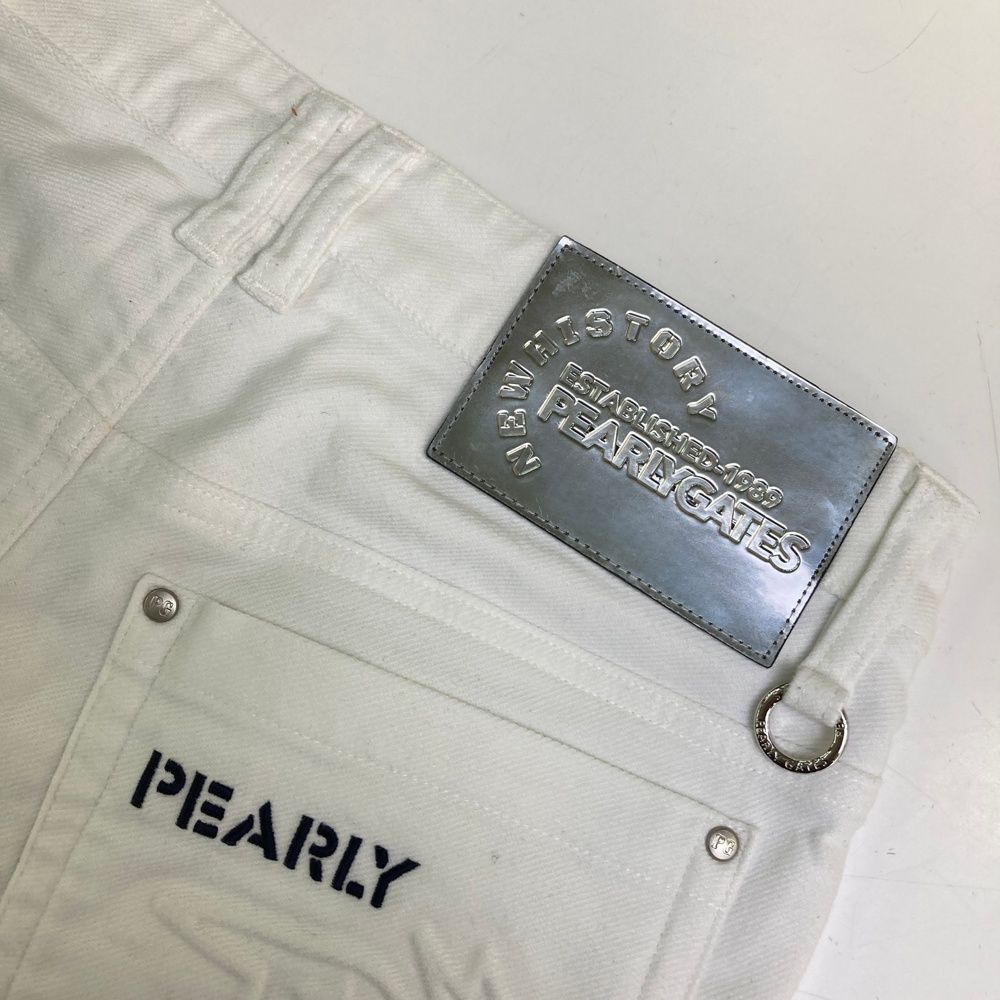 サイズ：0 PEARLY GATES パーリーゲイツ 2025年モデル 裏起毛パンツ  ホワイト系 [240101604579] ゴルフウェア レディース ストスト サイズ：0 PEARLY GATES パーリーゲイツ 2025年モデル 裏起毛パンツ